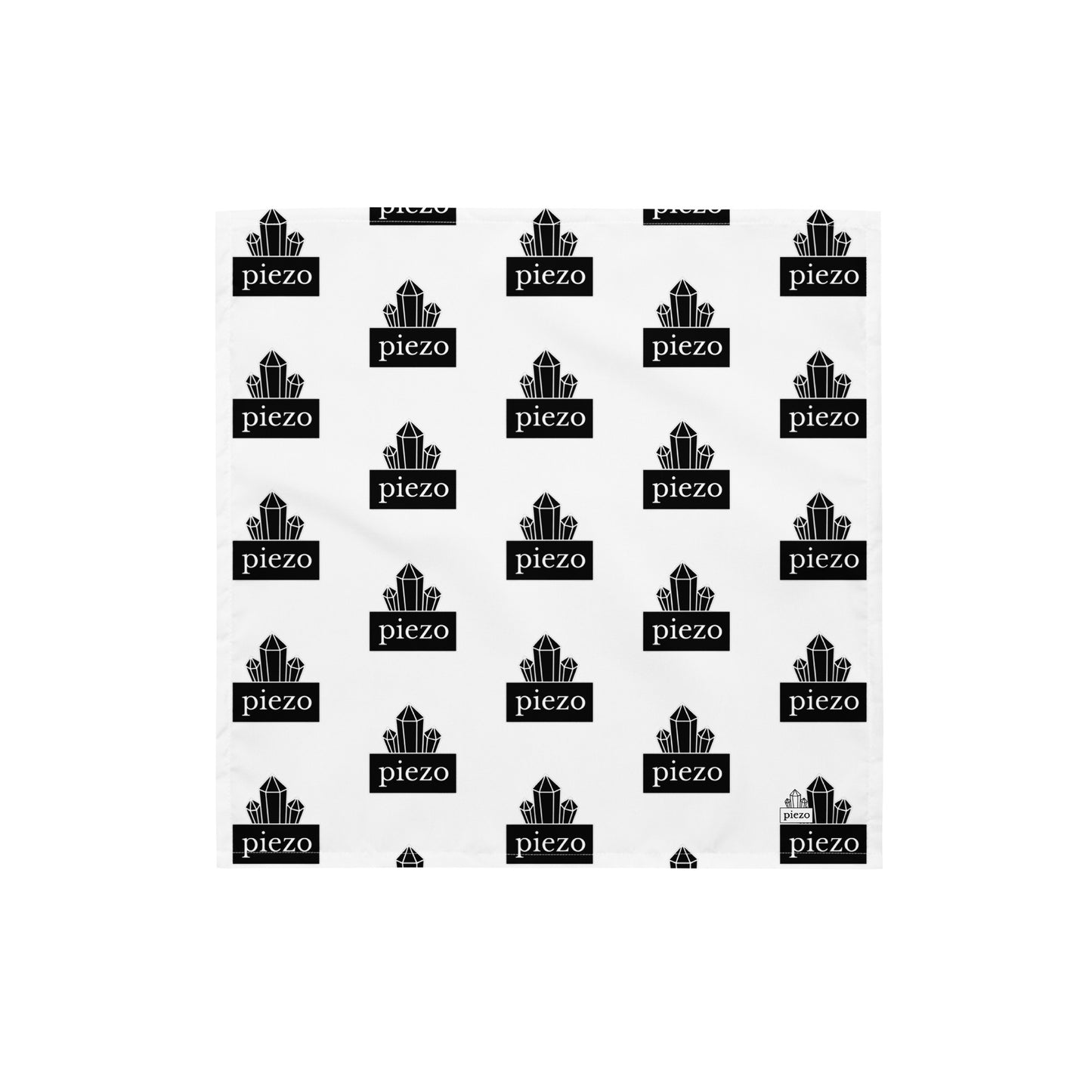 Piezo Logo Bandana (w/b)