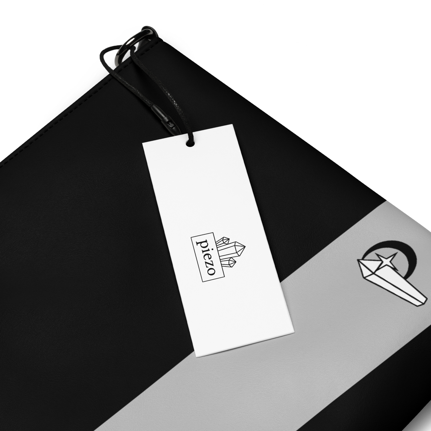 Piezo Crystal P Stripe Crossbody bag